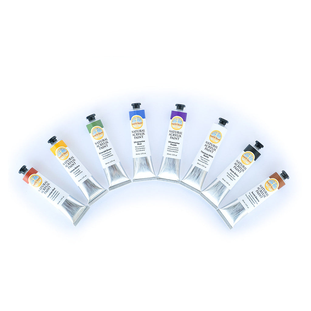 BRAND NEW Natural Acrylic Paint Individual Tubes Natural Earth