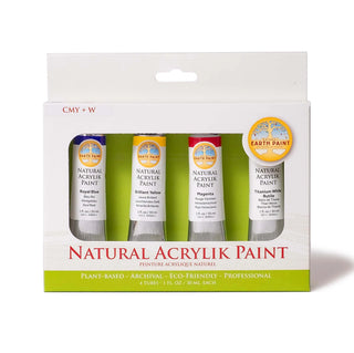 NEW! Natural Acrylik Paint - 4 Colour Box Sets