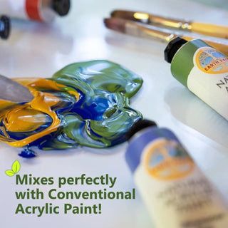 NEW! Natural Acrylik Paint - 4 Colour Box Sets