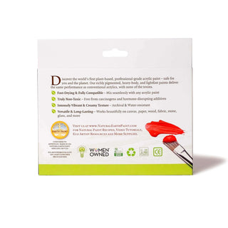 NEW! Natural Acrylik Paint - 4 Colour Box Sets