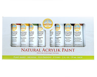 NEW: Natural Acrylic Paint Set (8-pack of Individual Tubes)