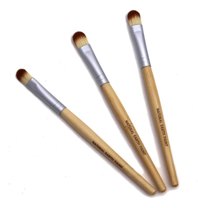 Bamboo Paint Brushes 3 Pack Natural Earth Paint Canada   Kidsbamboobrushes 